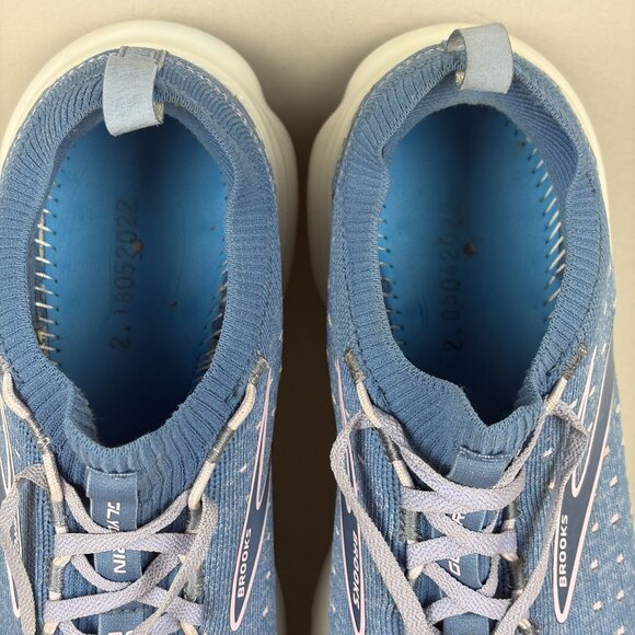 Brooks Glycerin 20 Athletic Running Shoes Womens 10.5 Blue Low Top Lace Up - Picture 8 of 10